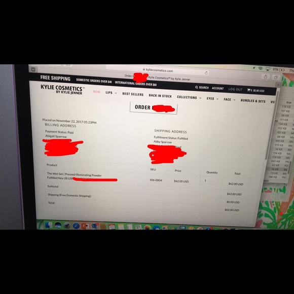 Authentic Kylie cosmetics wet set - Picture 6 of 6